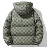 新款白鸭绒羽绒服男士宽松连帽短款上衣潮牌时尚外套YR2305P140，男装羽绒服，星座1410（原1902A）