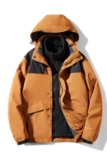 秋冬男女款亲子装户外三合一冲锋衣可拆卸两件套登山服CF9816P95，男装夹克，星座1410（原1902A）
