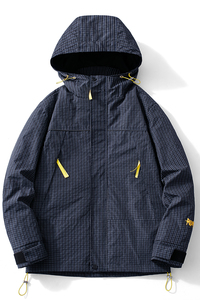 春秋户外运动冲锋衣男女情侣款防水防风滑雪登山服夹克 JK-T90P85图片