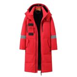 冬季情侣装羽绒服男2021新款潮流韩版加长款过膝外套YR097P150，男装羽绒服，星座1410（原1902A）