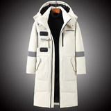 2024冬新款男士加厚长款羽绒服白鸭绒可脱卸帽外套男装YR2097P130，男装羽绒服，星座1902A（原星座1216）