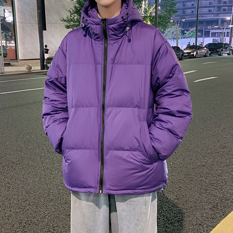 羽绒服短款90绒冬季连帽韩版时尚百搭纯色加厚保暖外套YR2332P190,男装羽绒服,星座1410（原1902A）