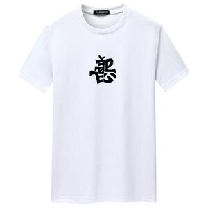 夏季男士短袖t恤青春宽松CVC60%棉新款男装DT3771-中标善恶-P15图片