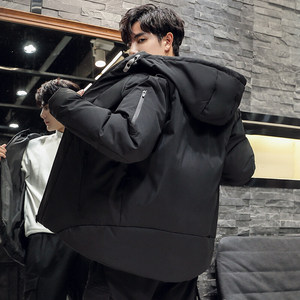 2021主推现货韩版时尚连帽白鸭绒羽绒服修身羽绒服户外YR103-P100图片