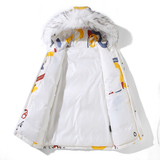 2021新款小恶魔短款潮牌羽绒服冬季情侣装加厚白鸭绒保暖外套P130，男装羽绒服，星座1410（原1902A）