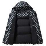 2026新白鸭绒羽绒服男士宽松连帽短款上衣潮牌时尚外套YR2301P180，男装羽绒服，星座1410（原1902A）