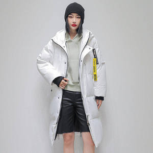 中长款羽绒服男2026新款加厚保暖连帽上衣潮情侣装男士YR1616P80图片