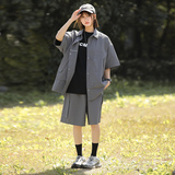 2026新款套装男女同款夏季潮休闲隐形泡泡哥短袖衬衫套装C75P70，男装衬衫，星座1410（原1902A）