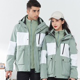 冲锋衣情侣新款三合一工装山系户外防水春秋冬季外套CF-D22P255，男装夹克，星座1410（原1902A）