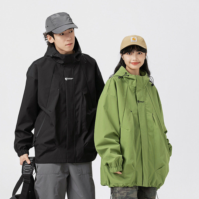 美式复古冲锋衣外套男女户外登山情侣运动工装夹克JK23-745P40,男装夹克,星座1410（原1902A）