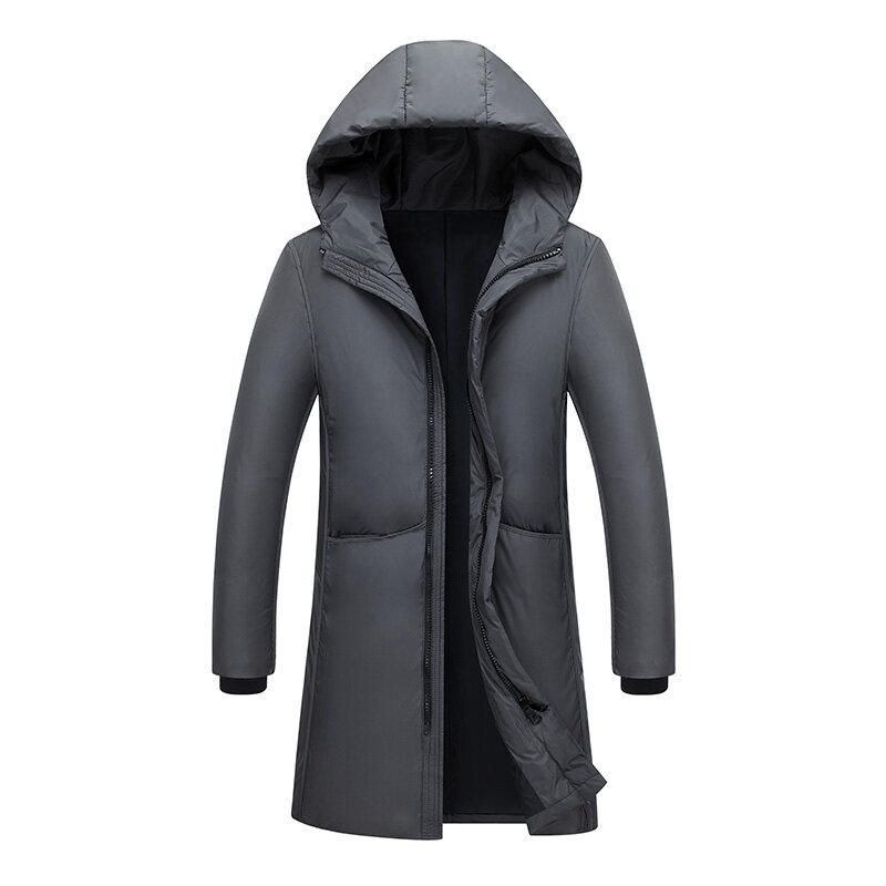 跨境2024冬季加厚羽绒服男修身连帽男士外套中长款大衣YR7805P60,男装羽绒服,星座1410（原1902A）