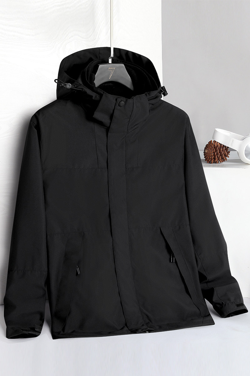 秋冬男女夹克户外三合一情侣冲锋衣可拆卸两件套登山服CF2308P100,男装夹克,星座1410（原1902A）