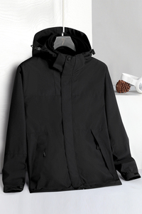秋冬男女夹克户外三合一情侣冲锋衣可拆卸两件套登山服CF2308P100图片