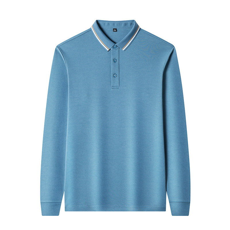 秋男装Polo衫潮流POLO衫男士长袖t恤宽松翻领长袖上衣服PL337P45,男装T恤,星座1410（原1902A）