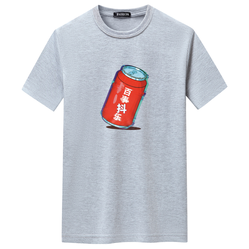 夏季男短袖t恤潮流宽松CVC60%棉衣服新款男装DT3657-百事抖乐-P15,男装T恤,星座1410（原1902A）