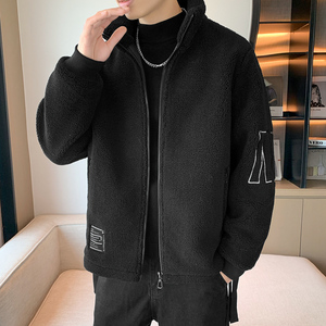 羊羔绒秋冬男女面包服棉袄中性情侣户外棉衣立领羽绒棉服 M03P60图片