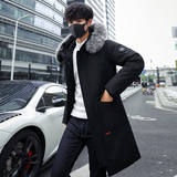 2021时尚男士中长款羽绒服修身保暖羽绒外套YR809P125，男装羽绒服，星座1410（原1902A）