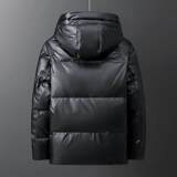 2021新款男士羽绒服短款冬装轻薄款潮牌白鸭绒亮面外套YR8805P115，男装羽绒服，星座1410（原1902A）