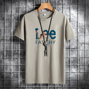 夏季男士短袖t恤潮流潮牌宽松纯棉衣服新款男装DT4809-FANCHY-P15图片