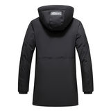 2021新中长款羽绒服情侣连帽工装羽绒大衣大码保暖外套YR9861P140，男装羽绒服，星座1410（原1902A）