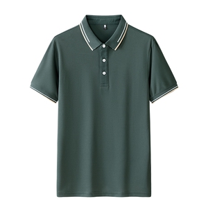 新款男士POLO衫春夏季纯色简约公版上衣商务短袖T恤衫 PL3382P25图片