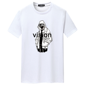 夏季男士短袖t恤潮CVC60%棉宽松衣服新款男DT3647-潮酷-P15图片