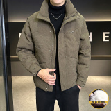 羽绒服男冬季情侣款休闲工装立领运动风保暖外套男YR24506P150，男装羽绒服，星座1410（原1902A）