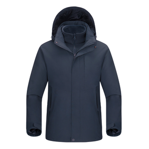 秋冬男女款夹克户外三合一冲锋衣可拆卸两件套登山服 CF2577P145图片