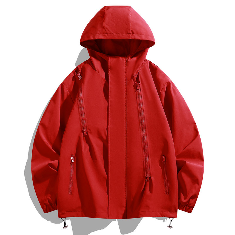 春秋户外运动冲锋衣薄男女情侣防水防风登山服工装夹克JK8008P40,男装夹克,星座1410（原1902A）