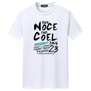 夏季男士短袖t恤青春宽松CVC60%棉新款男装DT3820-NOCE23蓝条-P15,韩风穿搭入秋图片