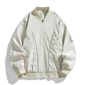 棒球服外套男女春秋季冲锋衣休闲百搭飞行员夹克工装上衣JK238P45图片