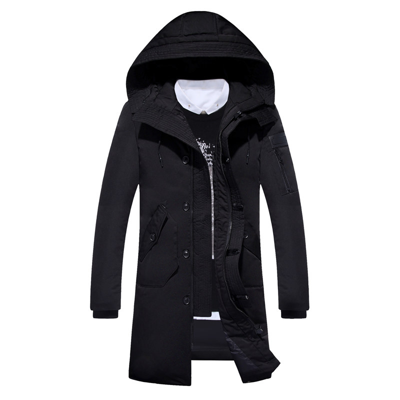 白鸭绒羽绒服男冬季韩版男士加厚中长款冬装衣服青年外套YR65P95,男装羽绒服,星座1410（原1902A）