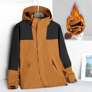 秋冬男女夹克户外三合一情侣冲锋衣可拆卸两件套登山服CF2308P100图片