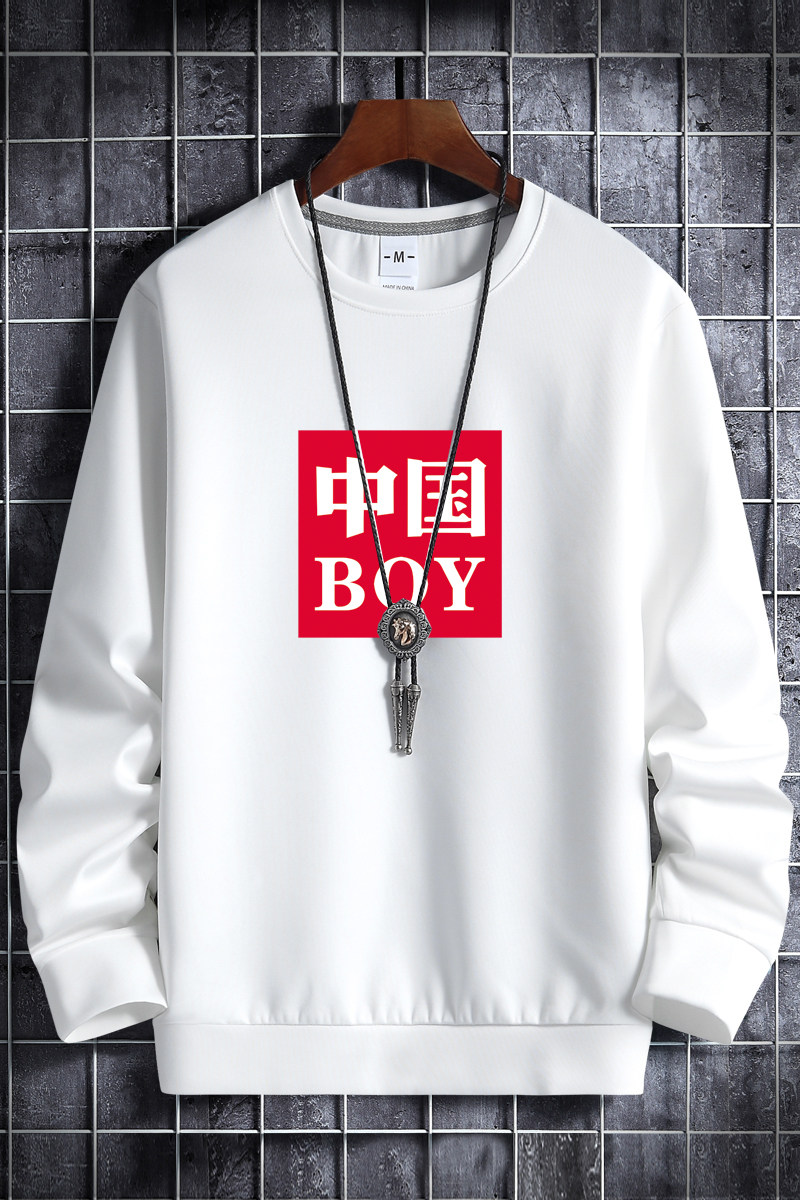 秋卫衣男圆领韩版嘻哈运动外套ins港风上衣潮WY9341-中国BOY-P25,男装卫衣,星座1410（原1902A）