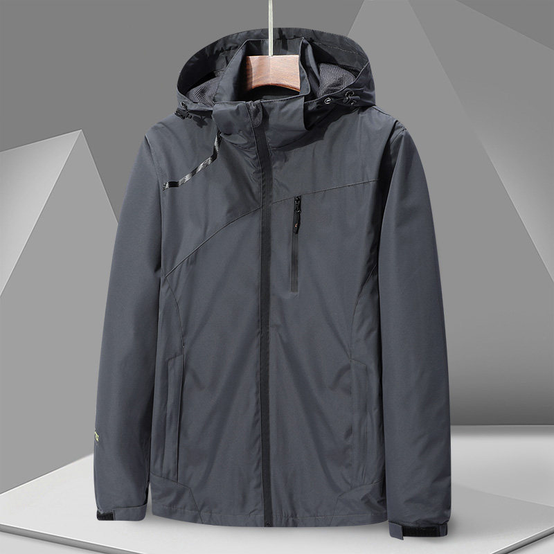 春秋季薄男式户外夹克防风防水情侣冲锋衣女登山服外套CF1899P42,男装夹克,星座1410（原1902A）