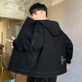 男士外套男春秋季加绒韩版宽松薄款夹克男装运动上衣夹克JK273P50，男装夹克，星座1410（原1902A）
