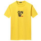夏季男士短袖t恤潮CVC60%棉宽松衣服新款男DT3748-GNW，男装T恤，星座1410（原1902A）
