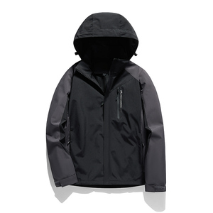 春秋季户外薄款冲锋衣男女休闲情侣登山服上衣夹克外套 CF2501P58图片