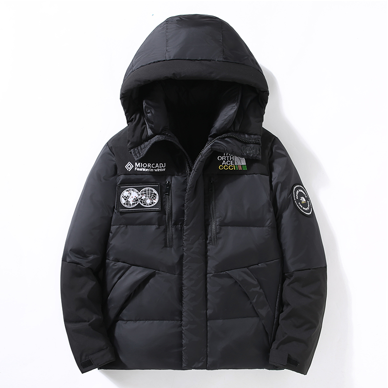 2021羽绒服情侣外套韩版潮流帅气亮面男加厚外套潮牌YR9850P125，男装羽绒服，星座1902A（原星座1216）