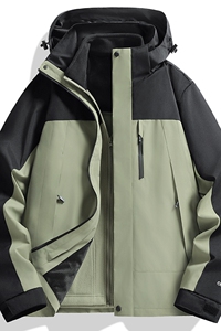 秋冬男女夹克户外三合一情侣冲锋衣可拆卸两件套登山服CF2418P100图片