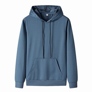 13色卫衣男纯棉连帽卫衣公版纯色上衣宽松百搭春秋冬WY8001-P30