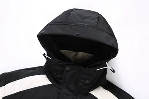 2022羽绒服男中长款冬季连帽外套情侣装冬季新款加厚保YR2066P110图片