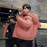 新款男士短款羽绒服冬装外套男式加厚羽绒服外套上衣YR1906P70，男装羽绒服，星座1410（原1902A）