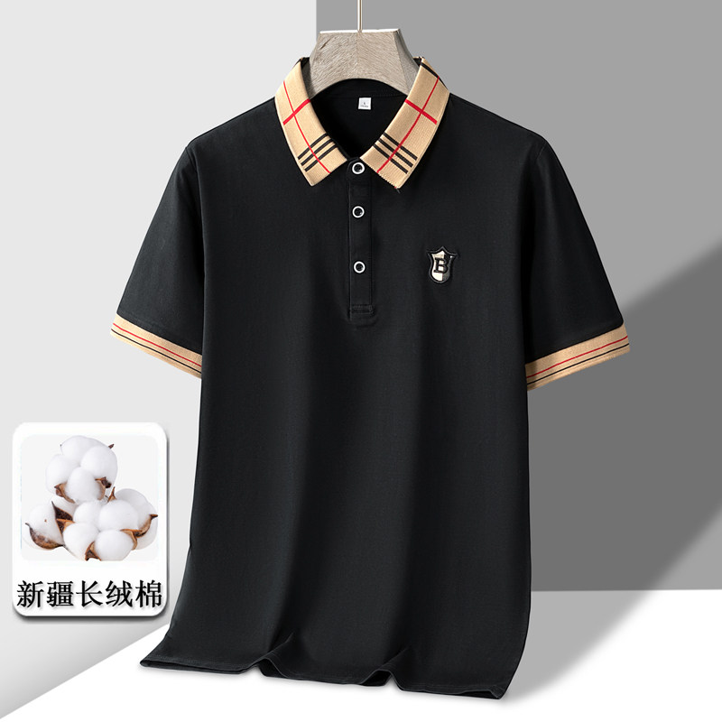 夏季新款男士短袖POLO衫百搭休闲纯棉冰瓷棉冰感翻领T恤PL199P30,男装Polo衫,星座1410（原1902A）