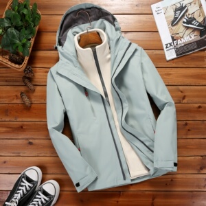 冲锋衣秋冬季三合一防水防风男女同款户外登山露营服CF1921P120图片