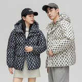 冬季新款羽绒服同款联名二开潮流时尚加厚抗寒上衣外套YR1301P110，男装羽绒服，星座1410（原1902A）