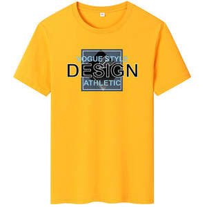 夏季男士短袖t恤潮流潮牌宽松纯棉衣服2024新款DT4087-DESIGN-P16图片