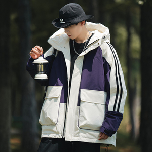羽绒服90%绒短款冬季潮流百搭连帽外套情侣保暖新款YR2315P215图片
