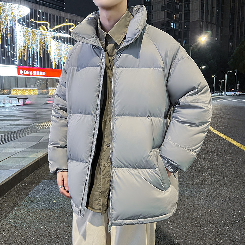 2026冬季短款男士羽绒服青年男女立领宽松上衣加厚外套YR023P100,男装羽绒服,星座1410（原1902A）