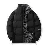 双面穿秋冬季男士棉衣休闲棉服加厚棉袄面包服立领外套MY2088P55，男装棉衣，星座1410（原1902A）